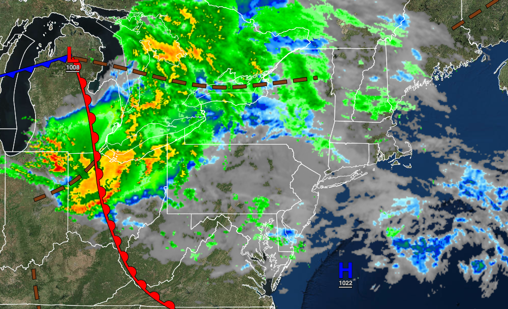 Showers And Thunderstorm Return This Afternoon NY NJ PA Weather