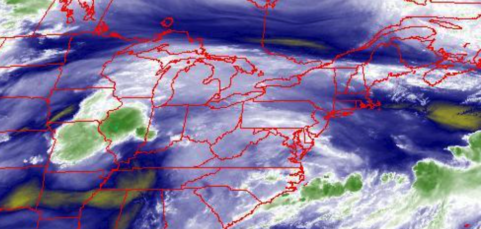 Shortwave Will Ride Along Tight Moisture Gradient Tomorrow | NY NJ PA ...