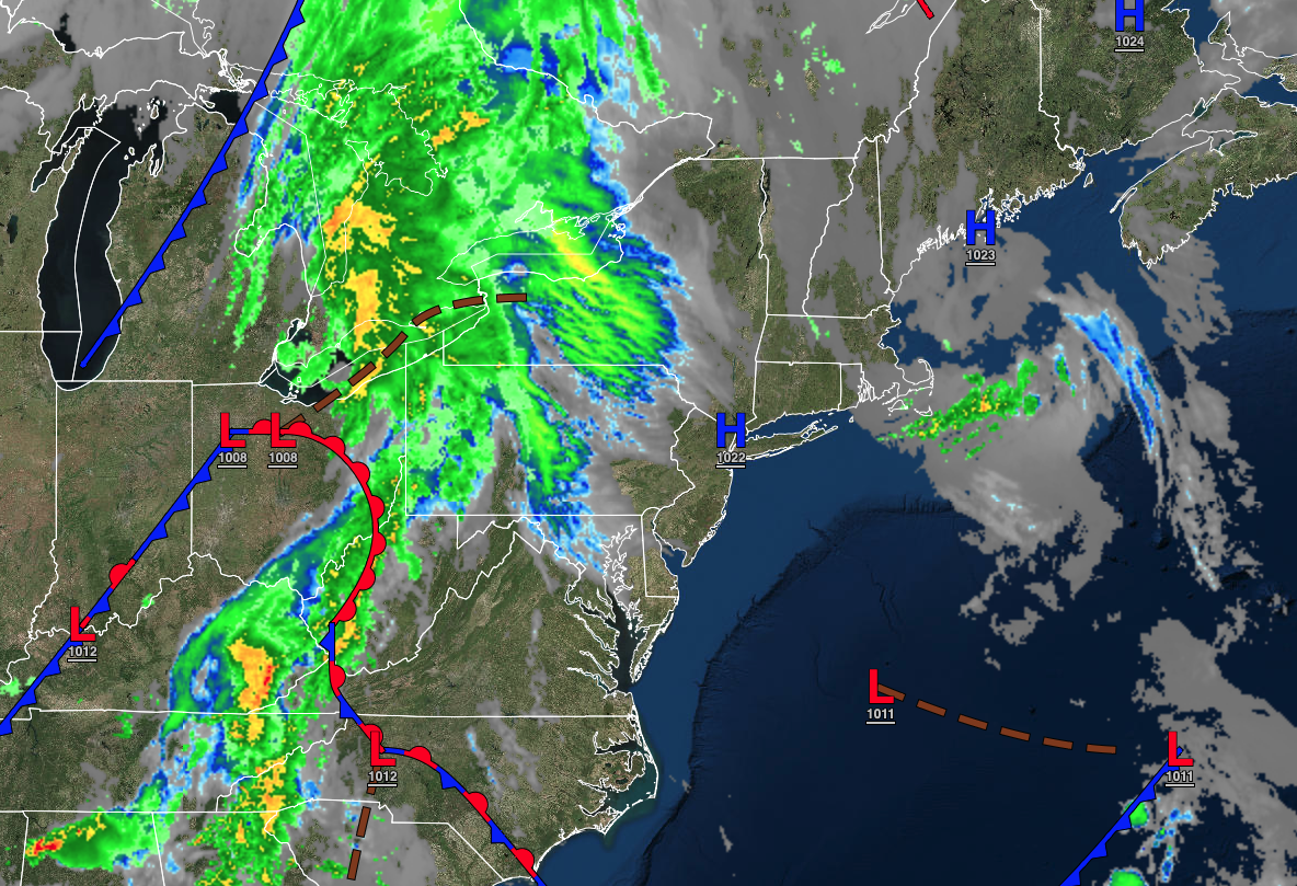 Approaching Cold Front Will Clear Out Maritime Airmass – NY NJ PA Weather