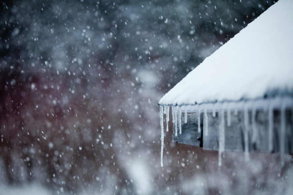 Icicles and Snowstorm