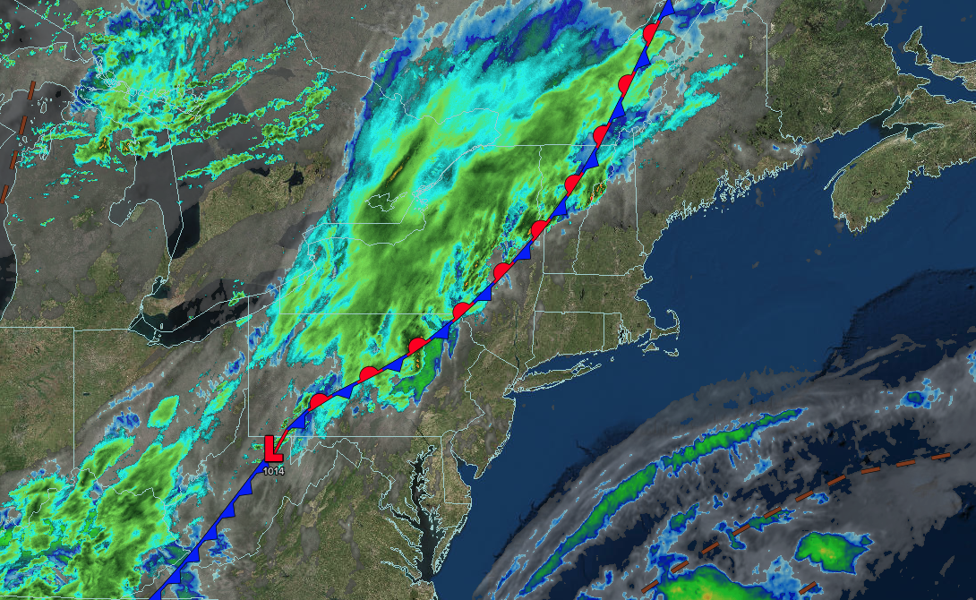 Cold Front Brings Showers And Thunderstorms – NY NJ PA Weather