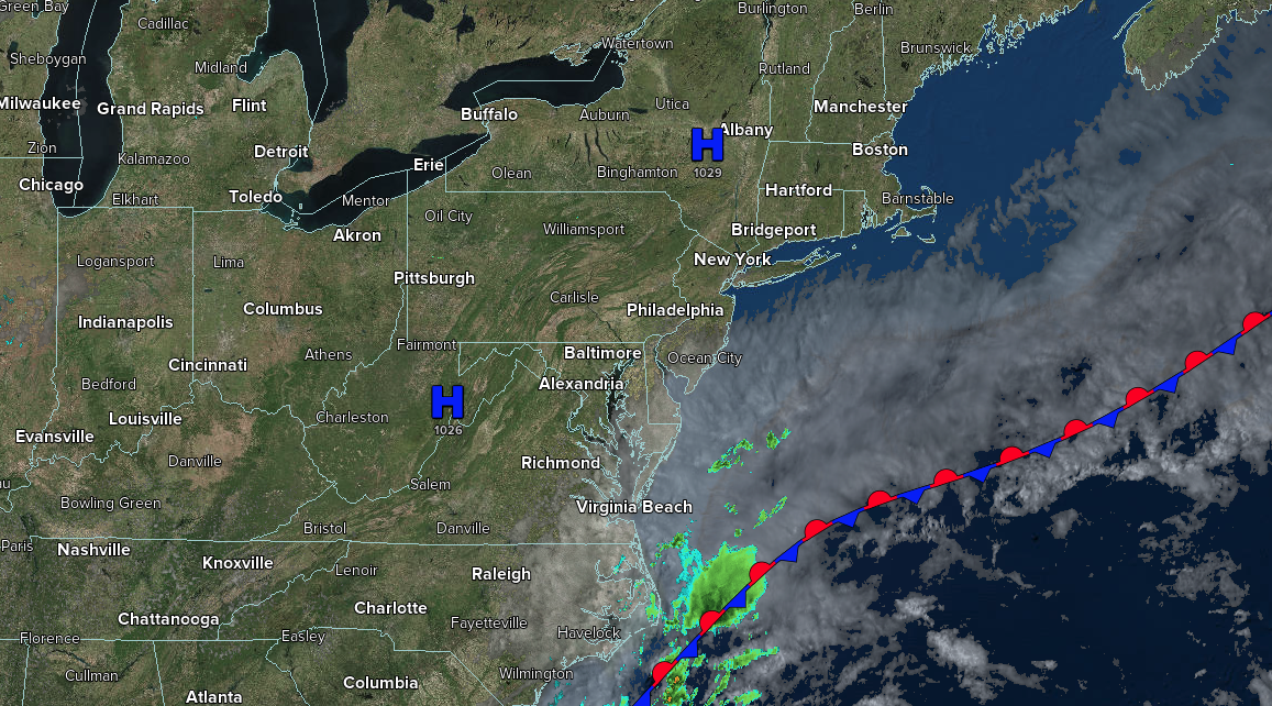 Increasing Clouds And Developing Showers Tonight – NY NJ PA Weather