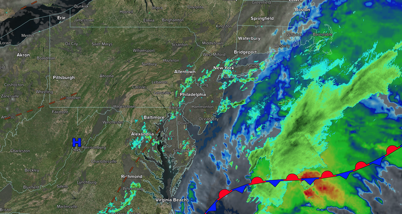 Cloudy With A Few Showers Along The Coast – NY NJ PA Weather