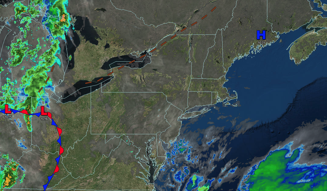 High Pressure Exits The Region – NY NJ PA Weather