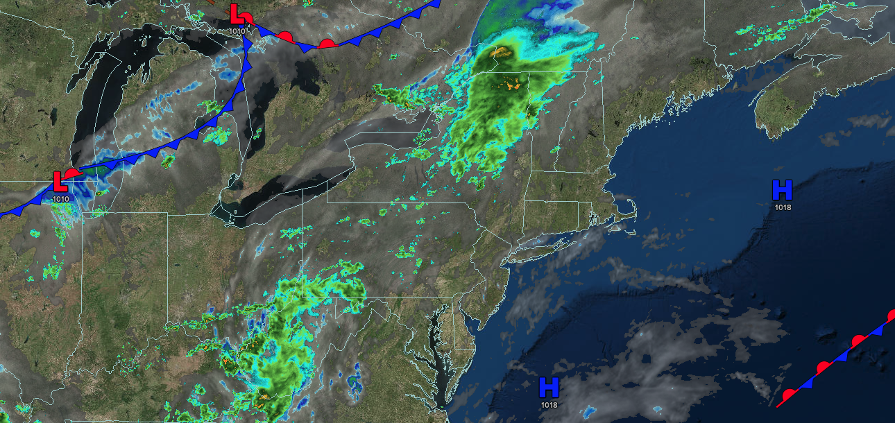 Clouds To Increase With A Few Showers – NY NJ PA Weather