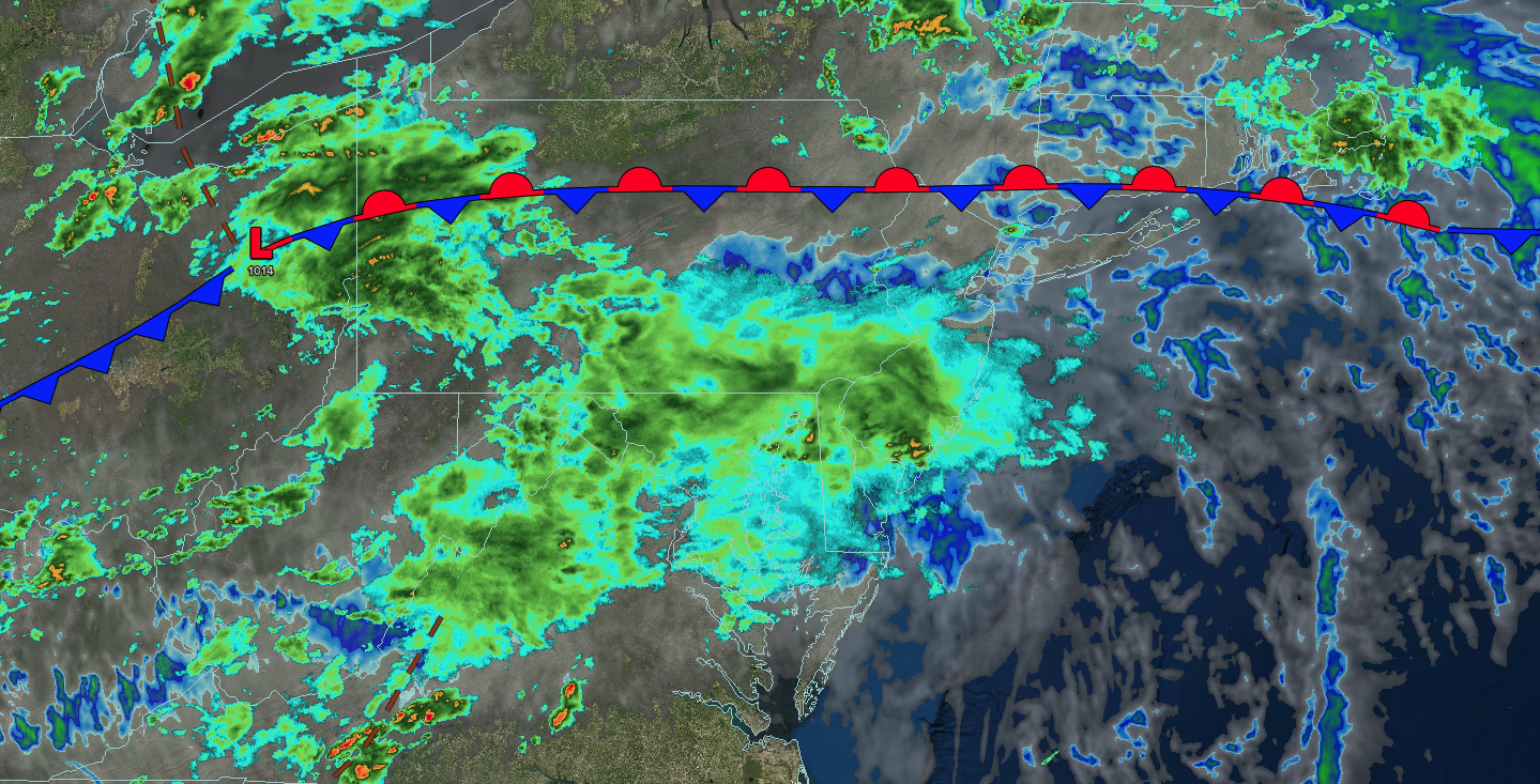 Showers Invade For The Evening – NY NJ PA Weather