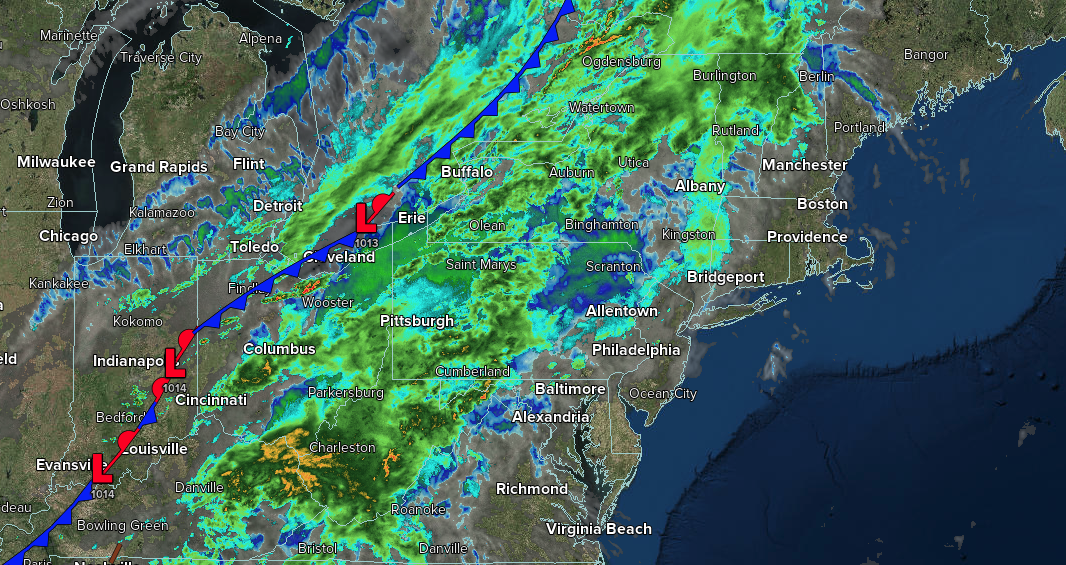 Widespread Showers Invade Tonight – NY NJ PA Weather