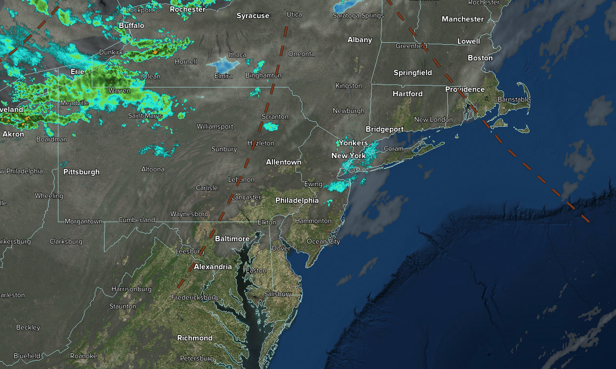 A Few Pesky Showers – NY NJ PA Weather
