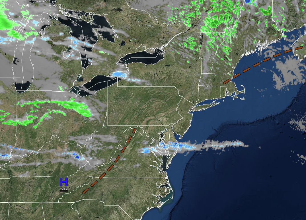 High Pressure Provides For A Pleasant Evening – NY NJ PA Weather