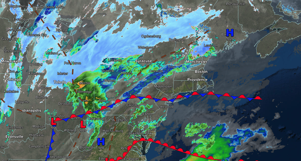 Showers Invade This Afternoon And Evening – NY NJ PA Weather