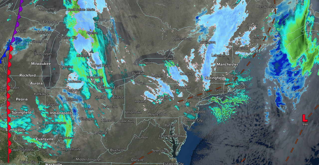 Flurries And Snow Showers Linger Overnight – NY NJ PA Weather