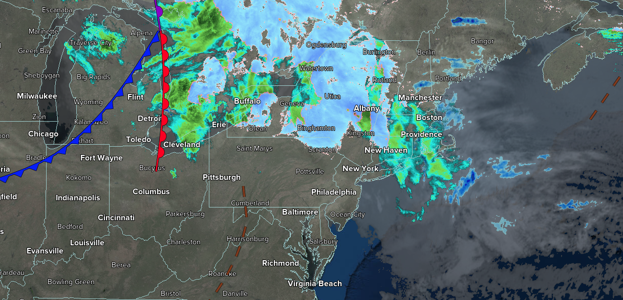 Warmer But Still Unsettled Through The Week – NY NJ PA Weather