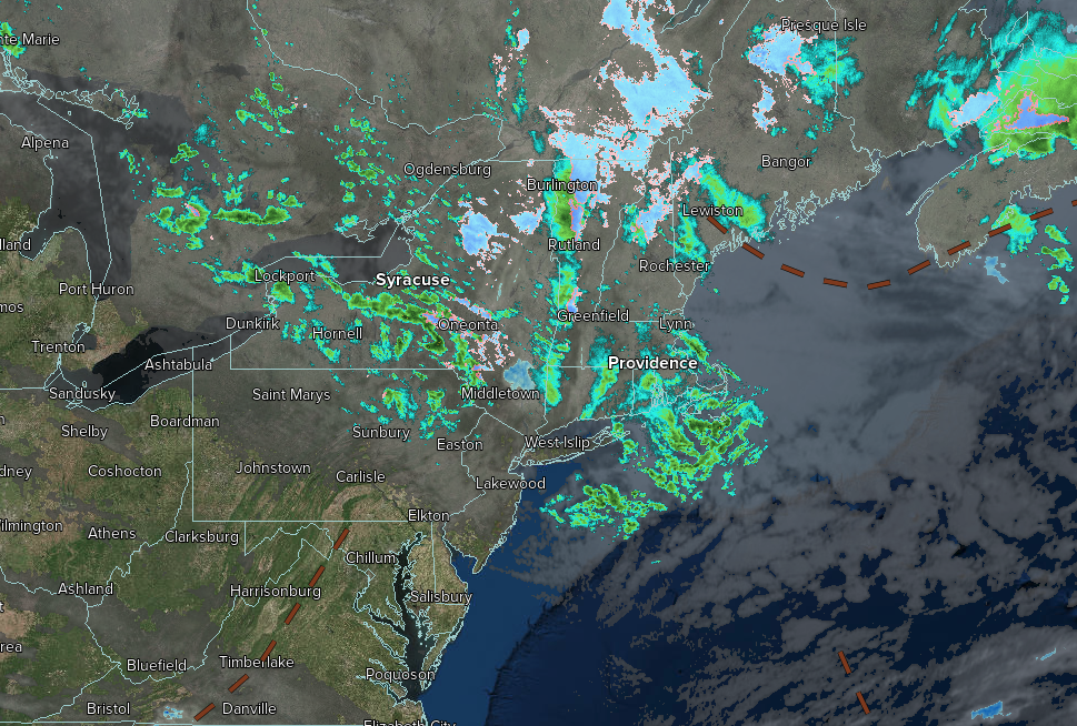 Isolated Showers Linger – NY NJ PA Weather