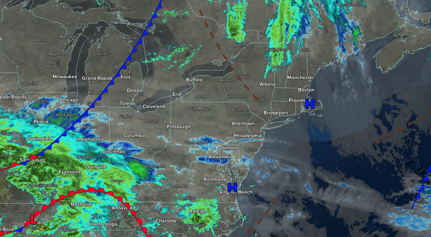 Showers Return This Evening – NY NJ PA Weather