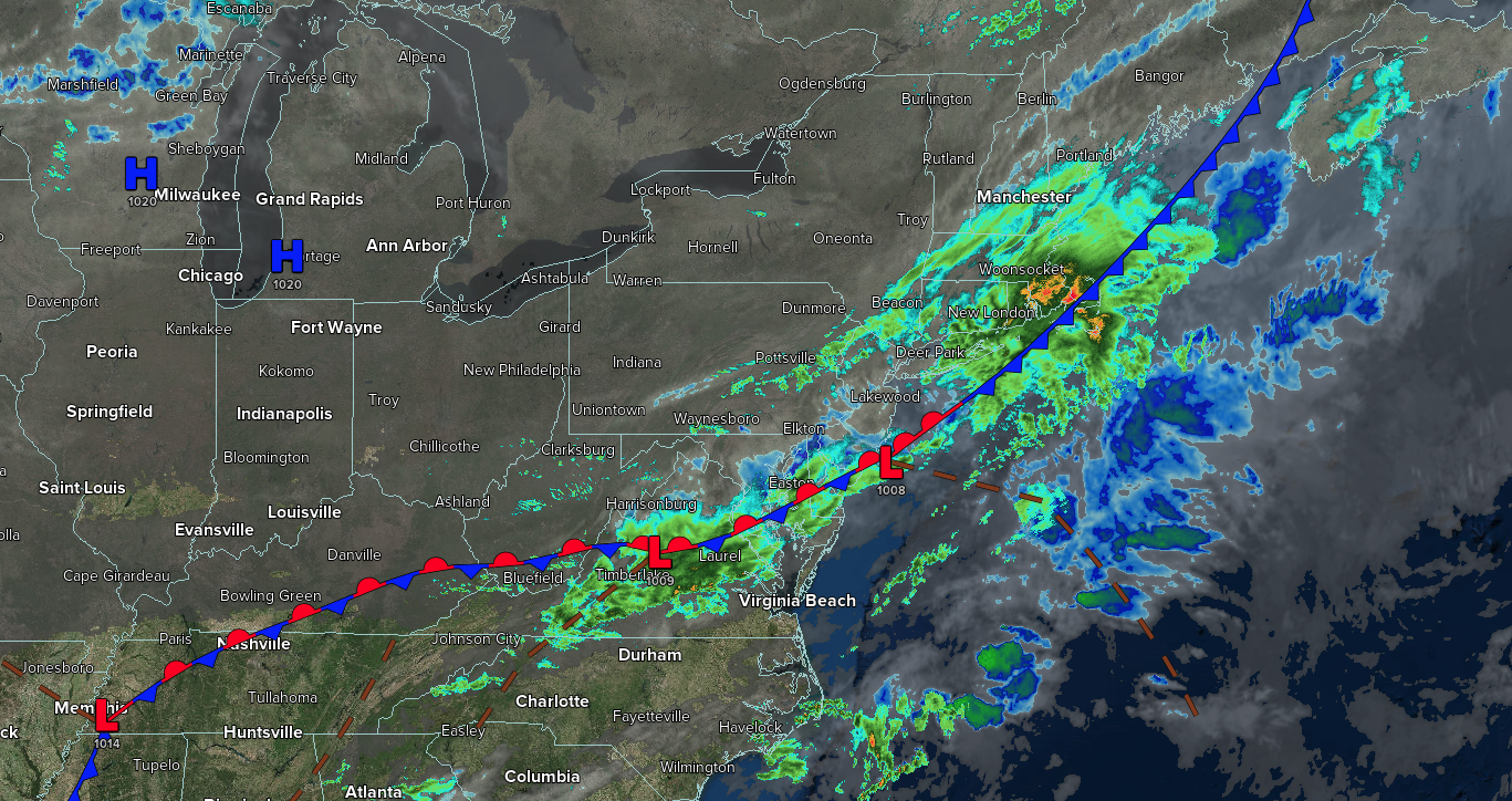 Showers Exit This Morning, But More To Come – NY NJ PA Weather