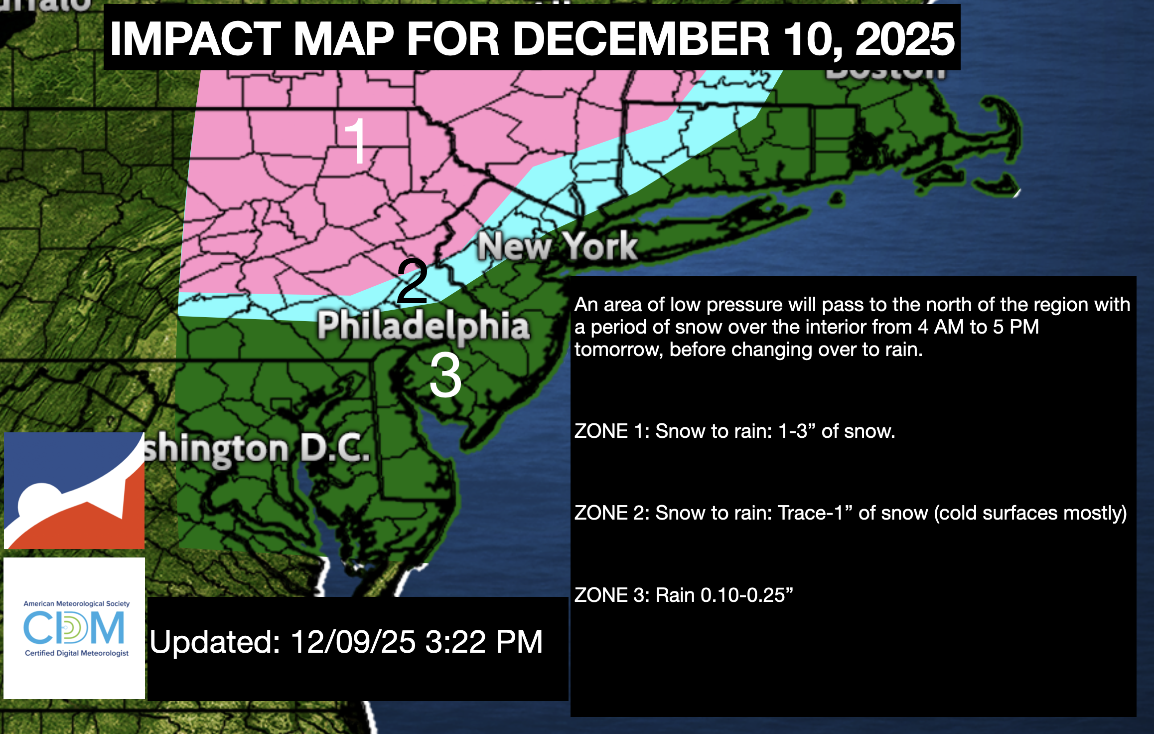 Showers Return This Afternoon And Evening – NY NJ PA Weather
