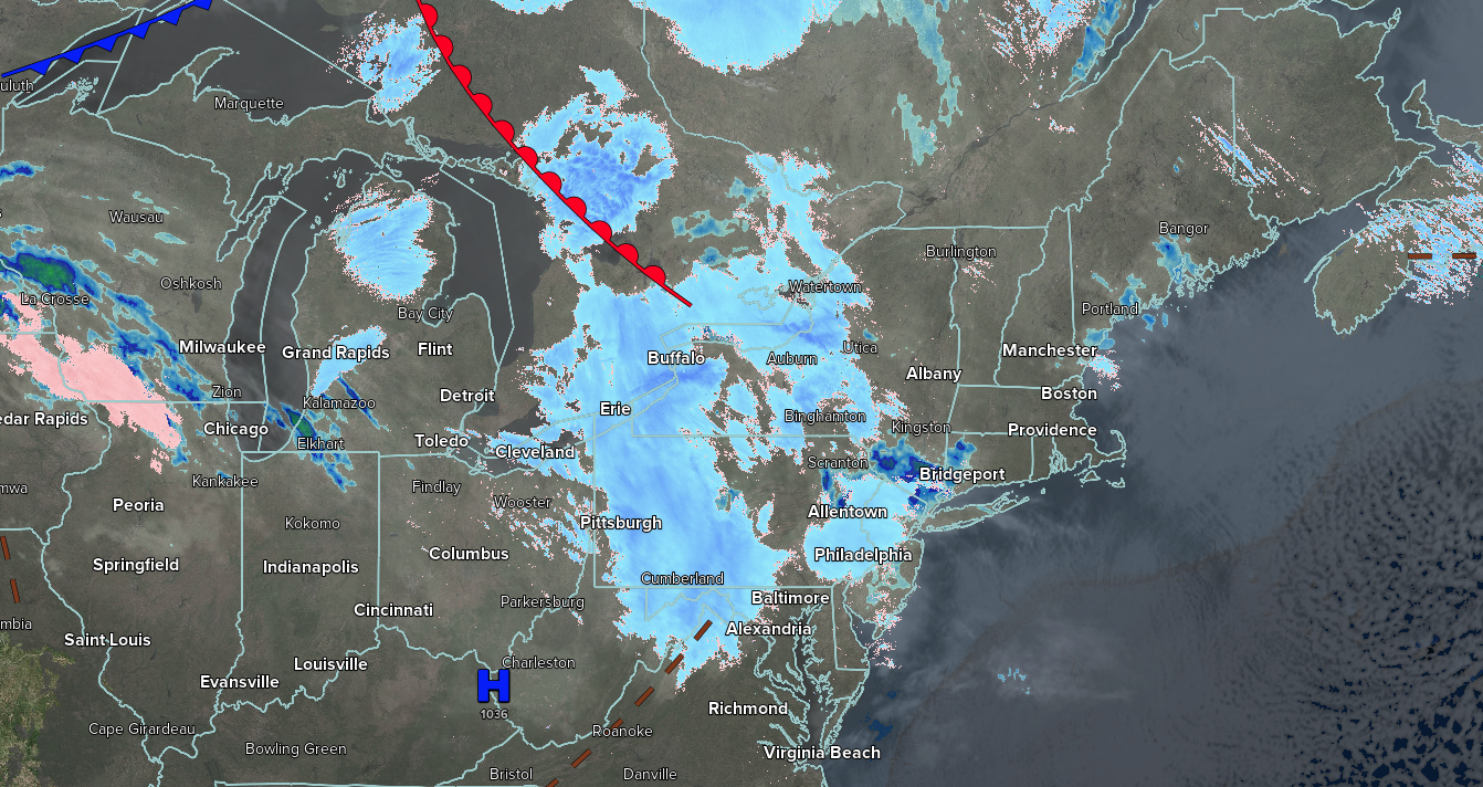Snow Flurries Expected This Evening Through Tonight – NY NJ PA Weather