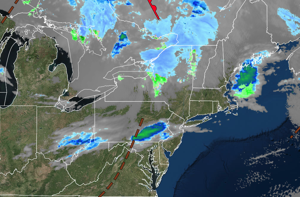 Scattered Clouds Through Tonight – NY NJ PA Weather