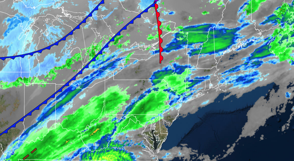 Scattered Showers Developing – NY NJ PA Weather