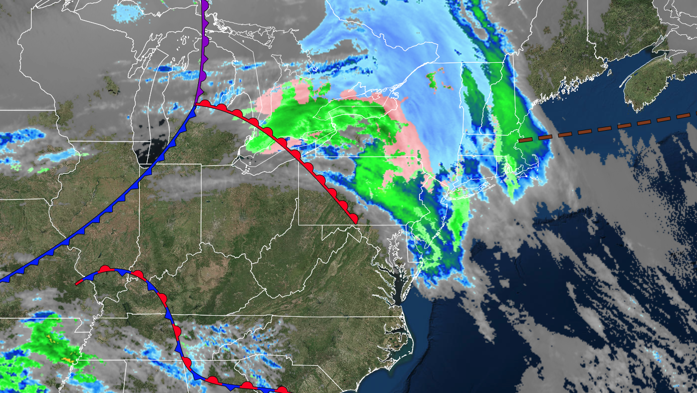 Clipper Brings A Light Wintry Mix – NY NJ PA Weather
