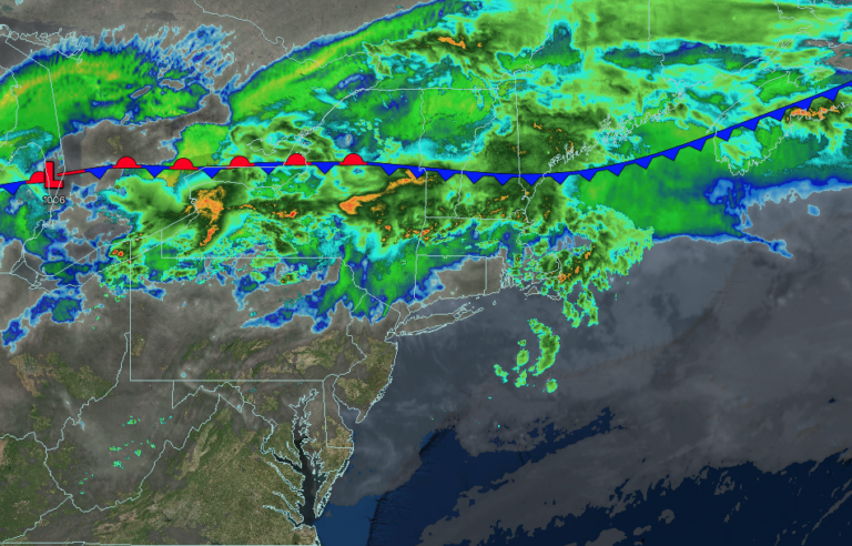 Stationary Boundary Sets Up Unsettled Weather Through The Weekend – NY ...